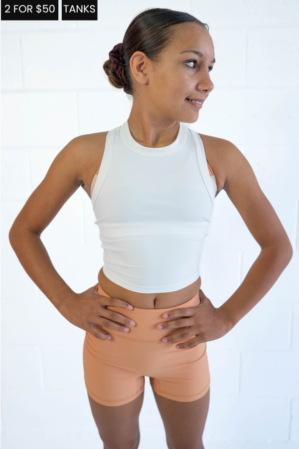 Active Tank (Youth) - White