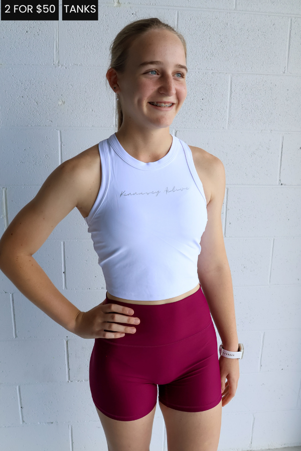 Active Tank (Ladies) - White