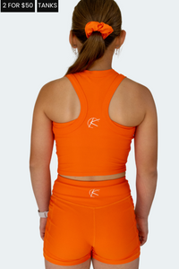 Active Tank (Youth) - Orange Crush