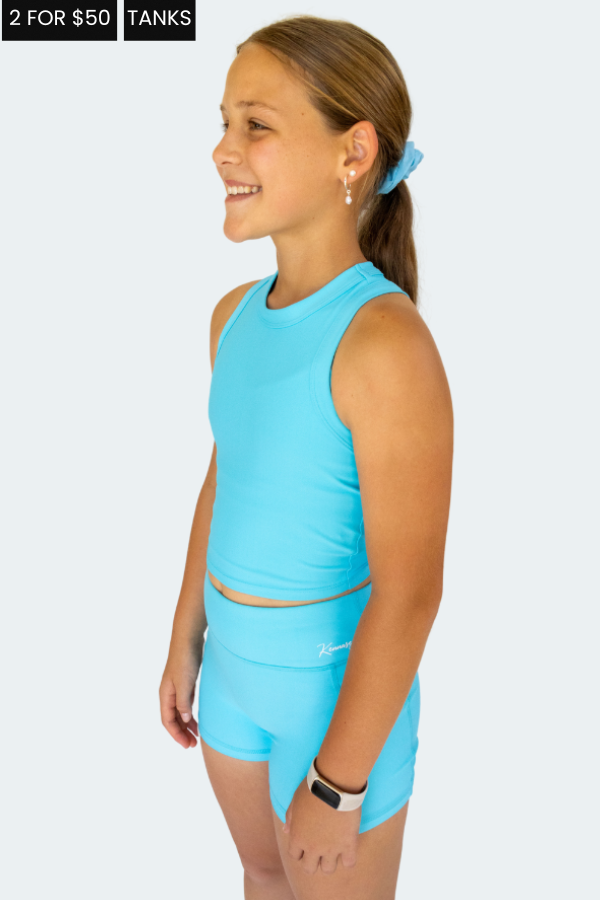 Active Tank (Youth) - Island Blue