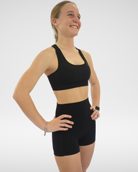 Base Crop (Womens) - Black