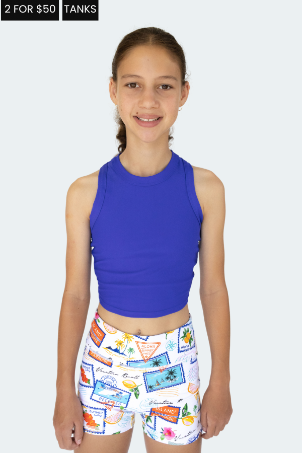 Active Tank (Youth) - Royal Blue