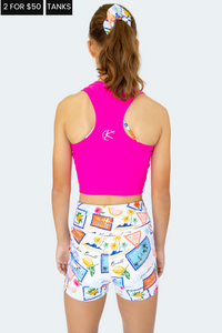 Active Tank (Youth) - Hot Pink