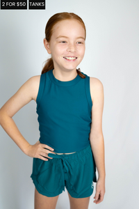 Active Tank (Youth) - Teal Green