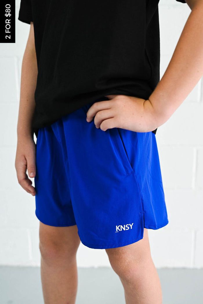 Trailblazer Shorts (Boys) - Cobalt