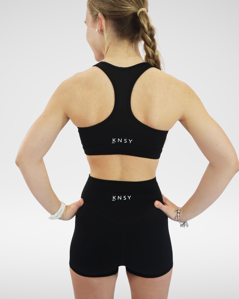 Base Crop (Womens) - Black
