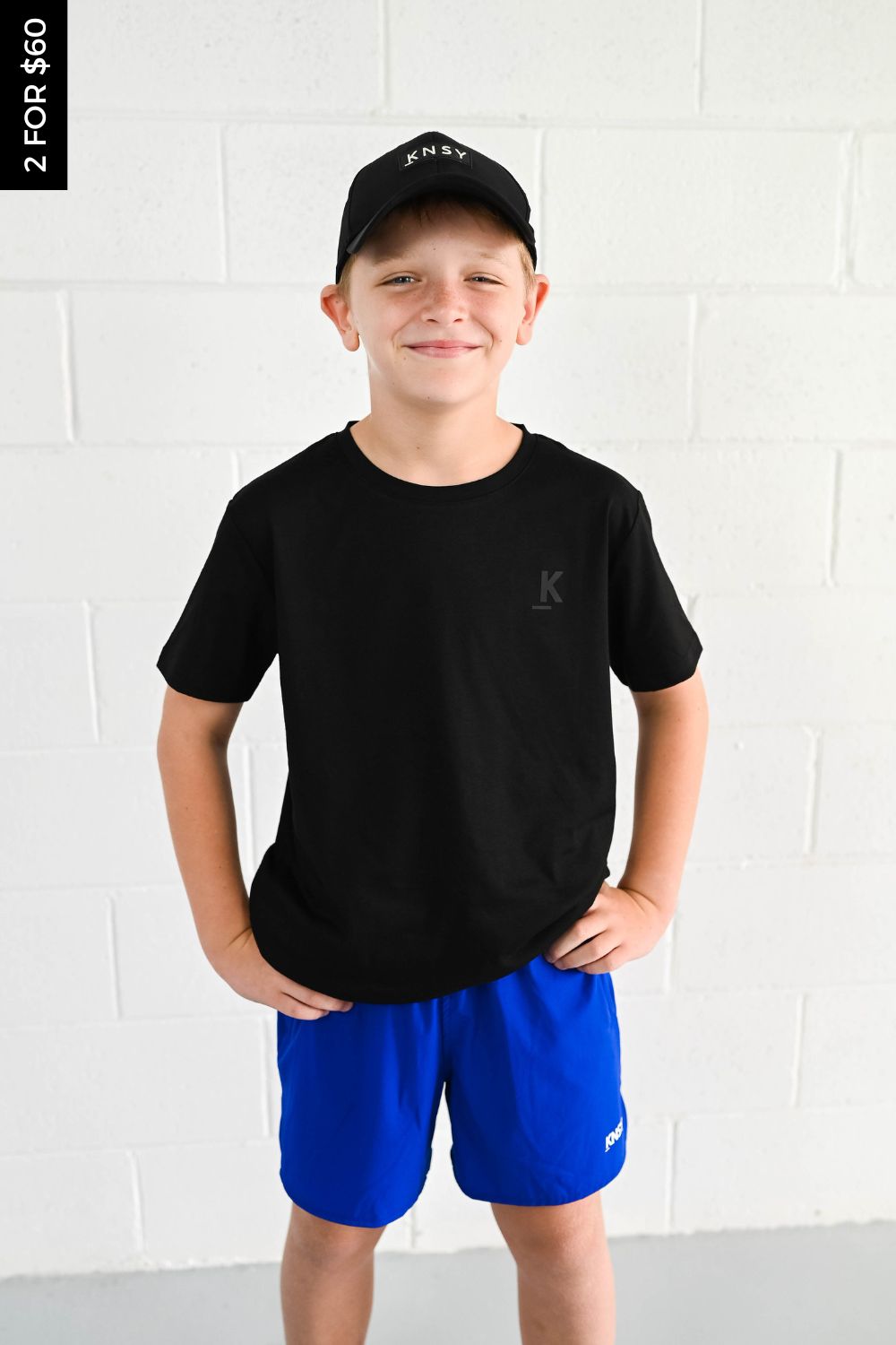 Essential Tee (Boys) - Black