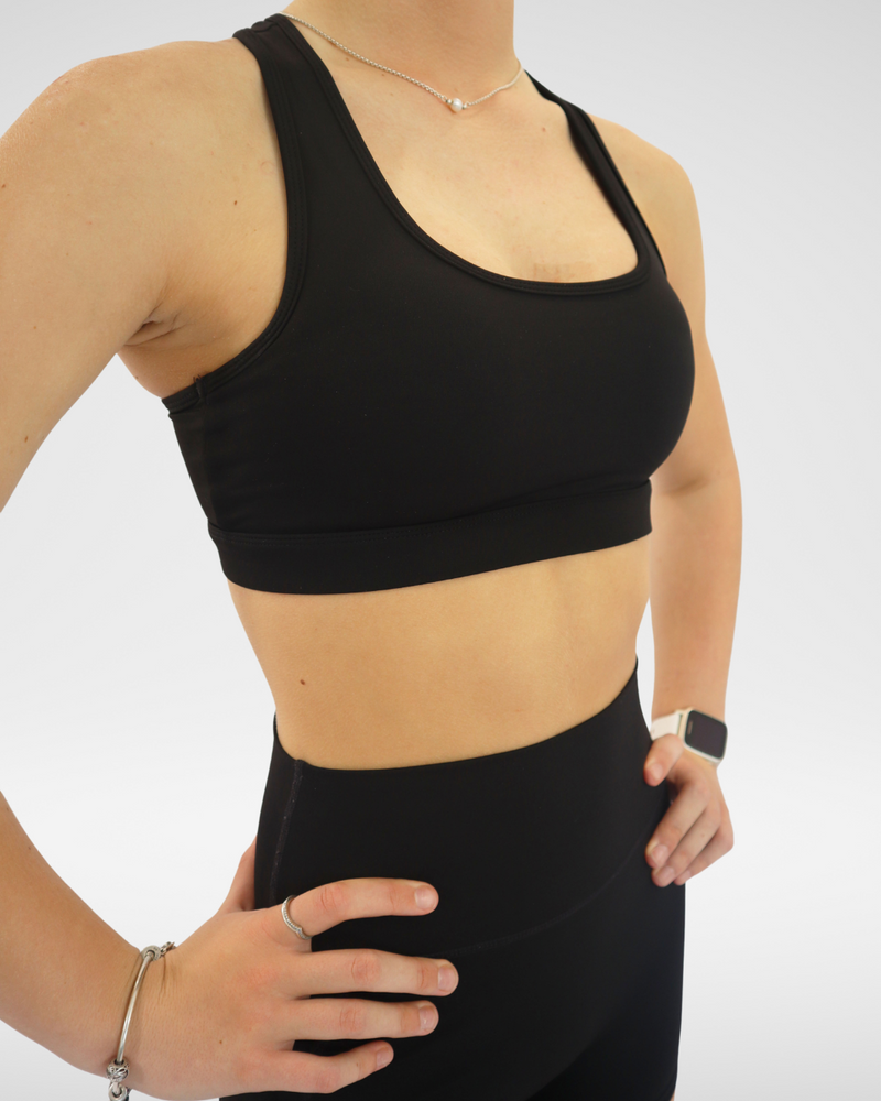 Base Crop (Womens) - Black
