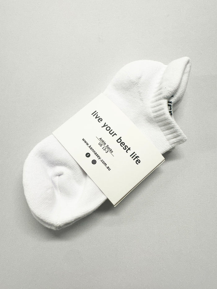 Ankle Sock - White