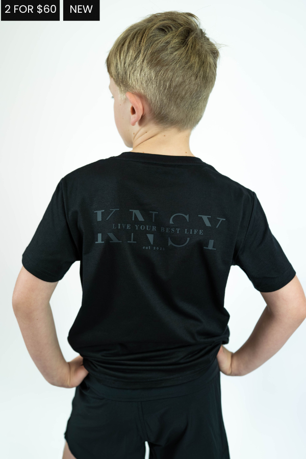 Essential Tee (Boys) - Black