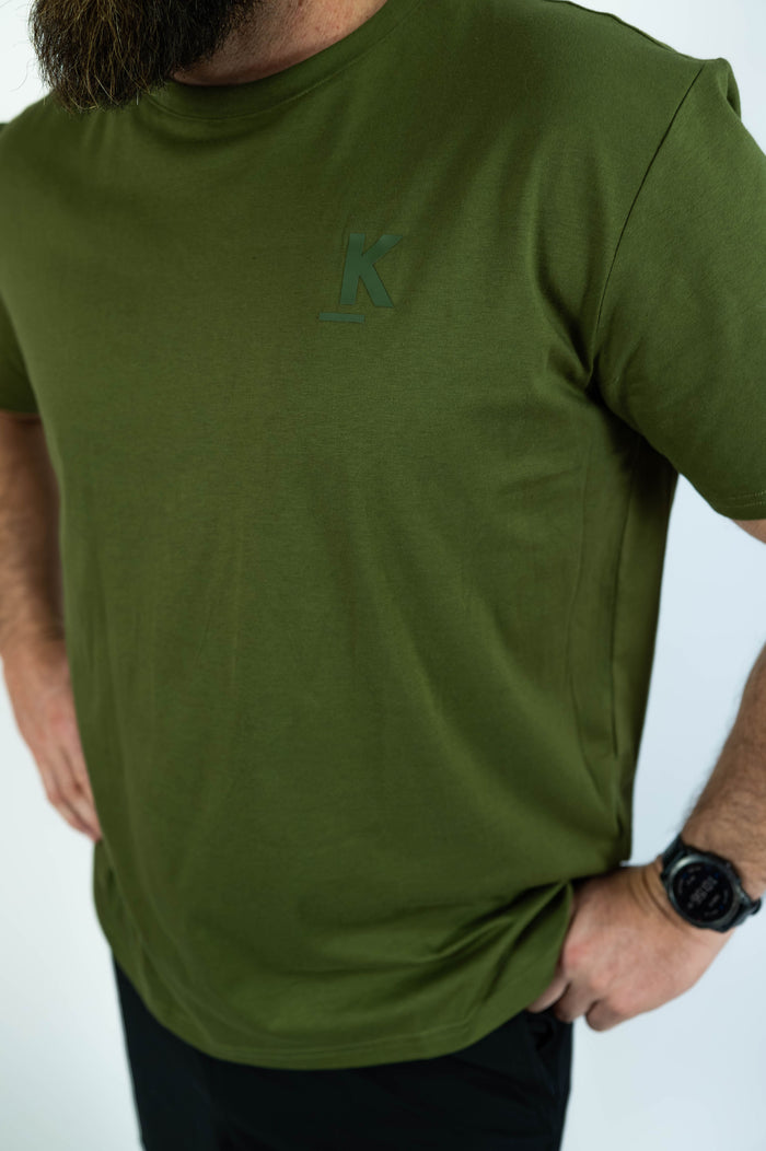 Essential Tee (Mens) - Olive Green