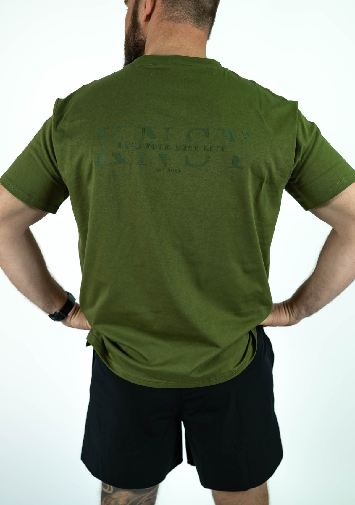 Essential Tee - Short Cut (Unisex) - Olive Green