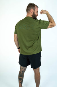 Essential Tee (Mens) - Olive Green