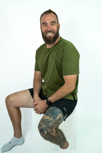 Essential Tee (Mens) - Olive Green
