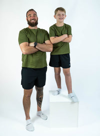 Essential Tee (Boys) - Olive Green
