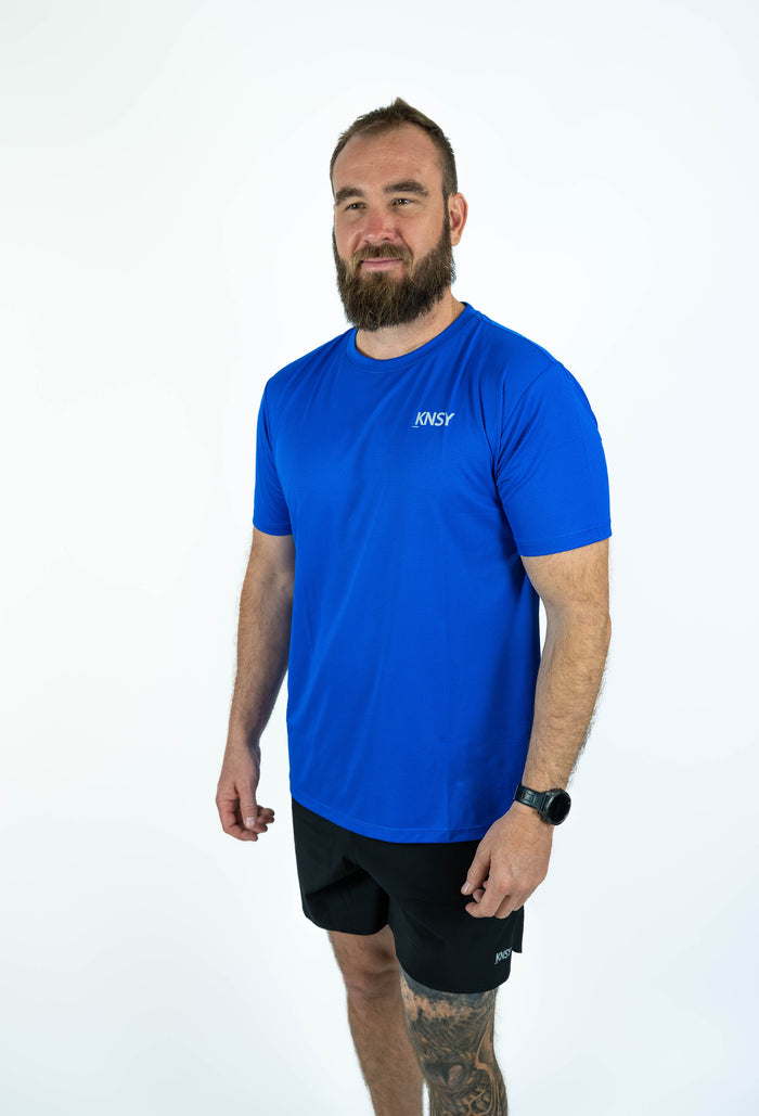 Sweatless Running Shirt (Mens) - Electric Blue