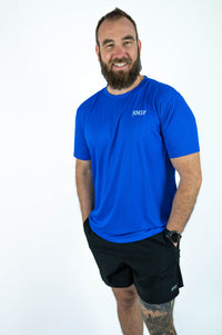 Sweatless Running Shirt (Mens) - Electric Blue