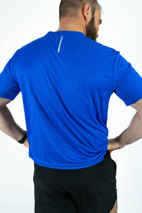 Sweatless Running Shirt (Mens) - Electric Blue