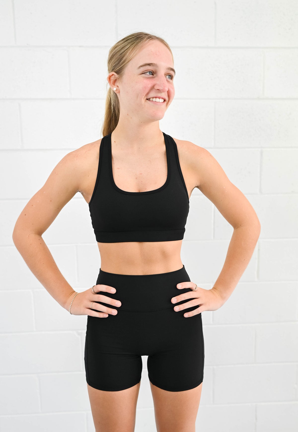 Base Crop (Womens) - Black