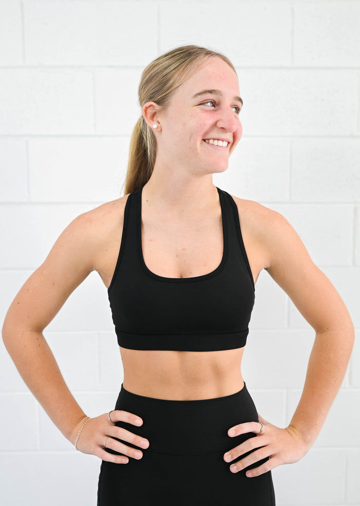 Base Crop (Womens) - Black