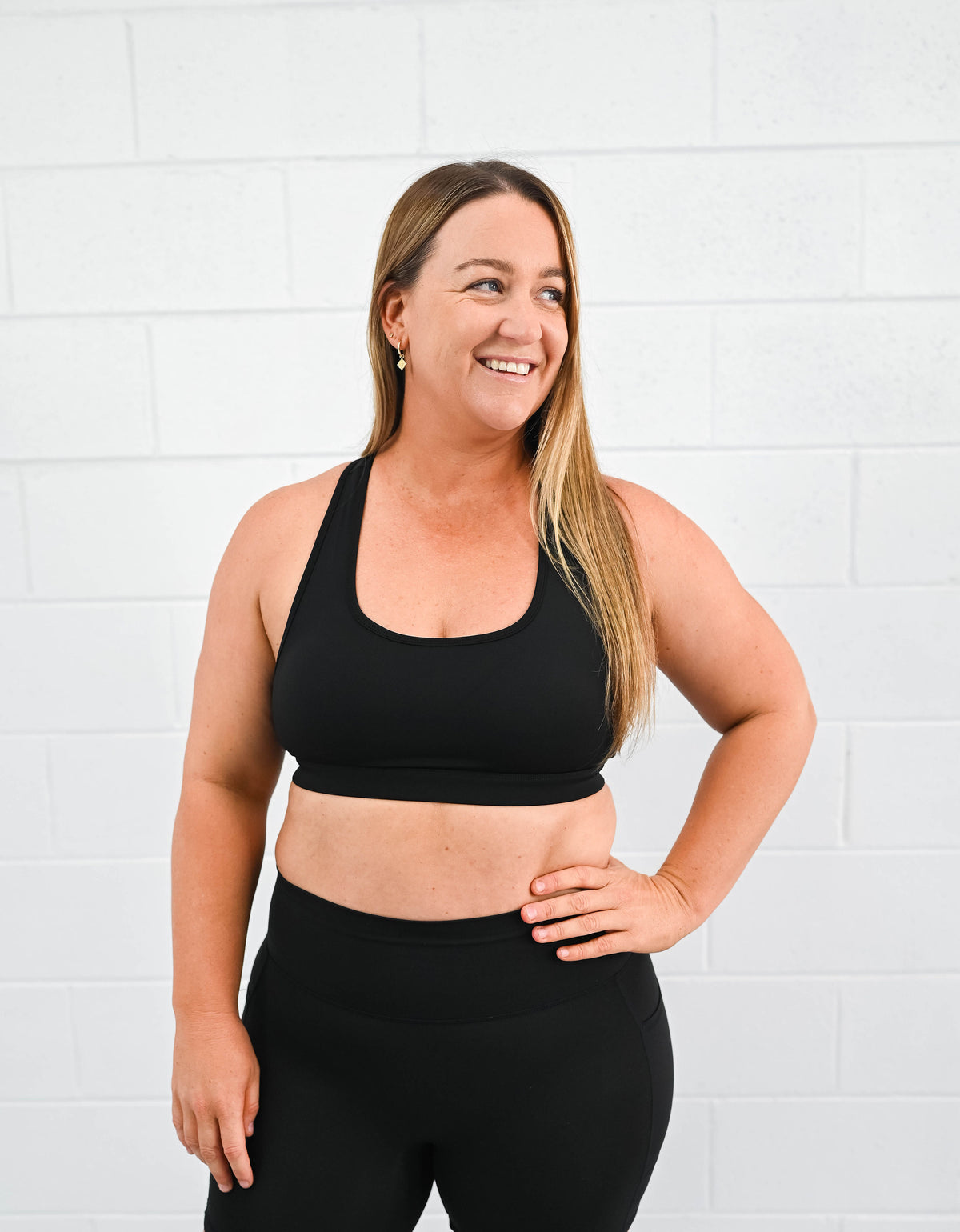 Base Crop (Womens) - Black