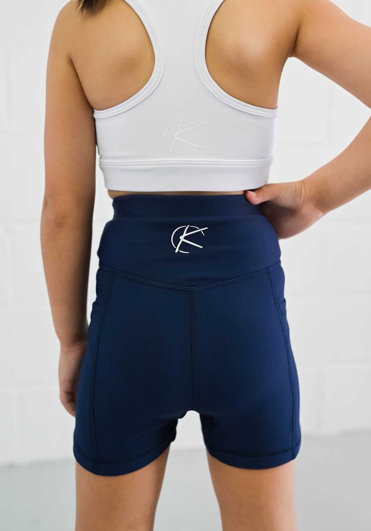 Active Bike Shorts - Pockets (Youth) - Navy