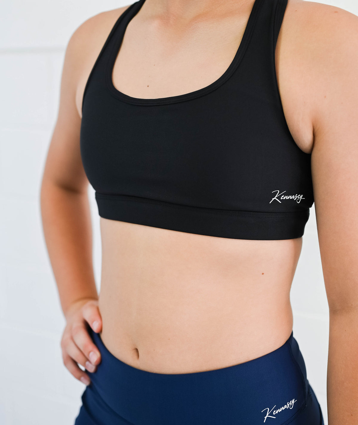 Base Crop (Youth) - Black