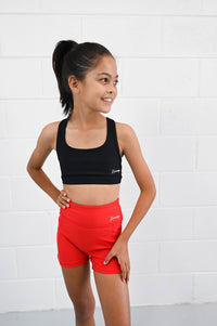 Active Bike Shorts - Pockets (Youth) - Red