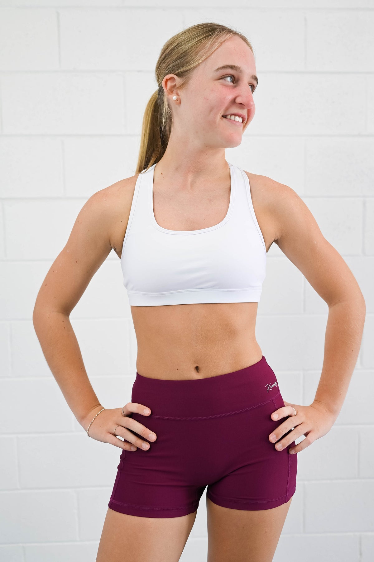 Active Bike Shorts - Pockets (Youth) - Mulberry