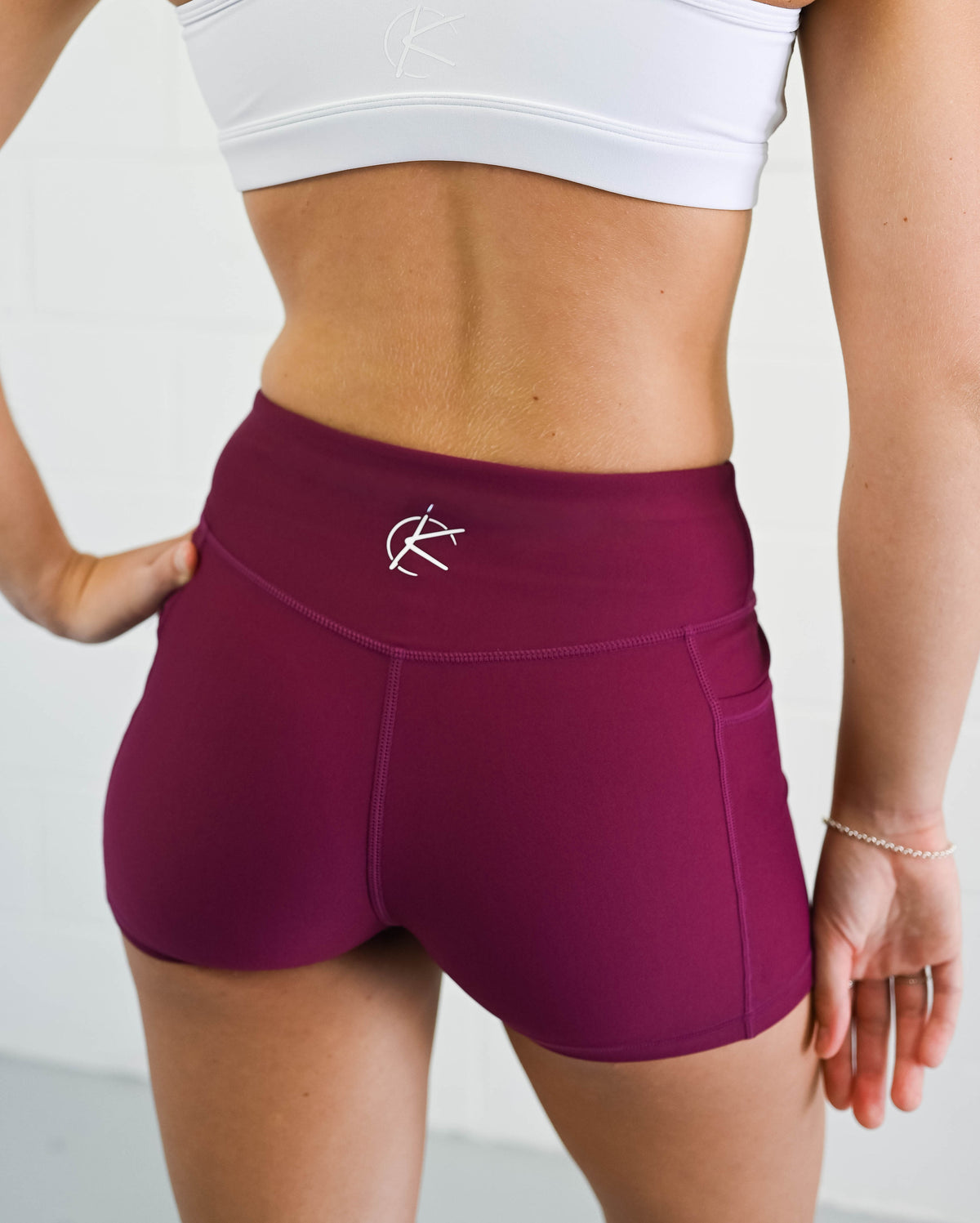 Active Bike Shorts - Pockets (Youth) - Mulberry