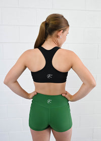 Active Bike Shorts - Pockets (Youth) - Bottle Green