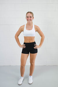 Active Bike Shorts - Pockets (Youth) - Black