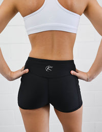 Active Bike Shorts - Pockets (Youth) - Black