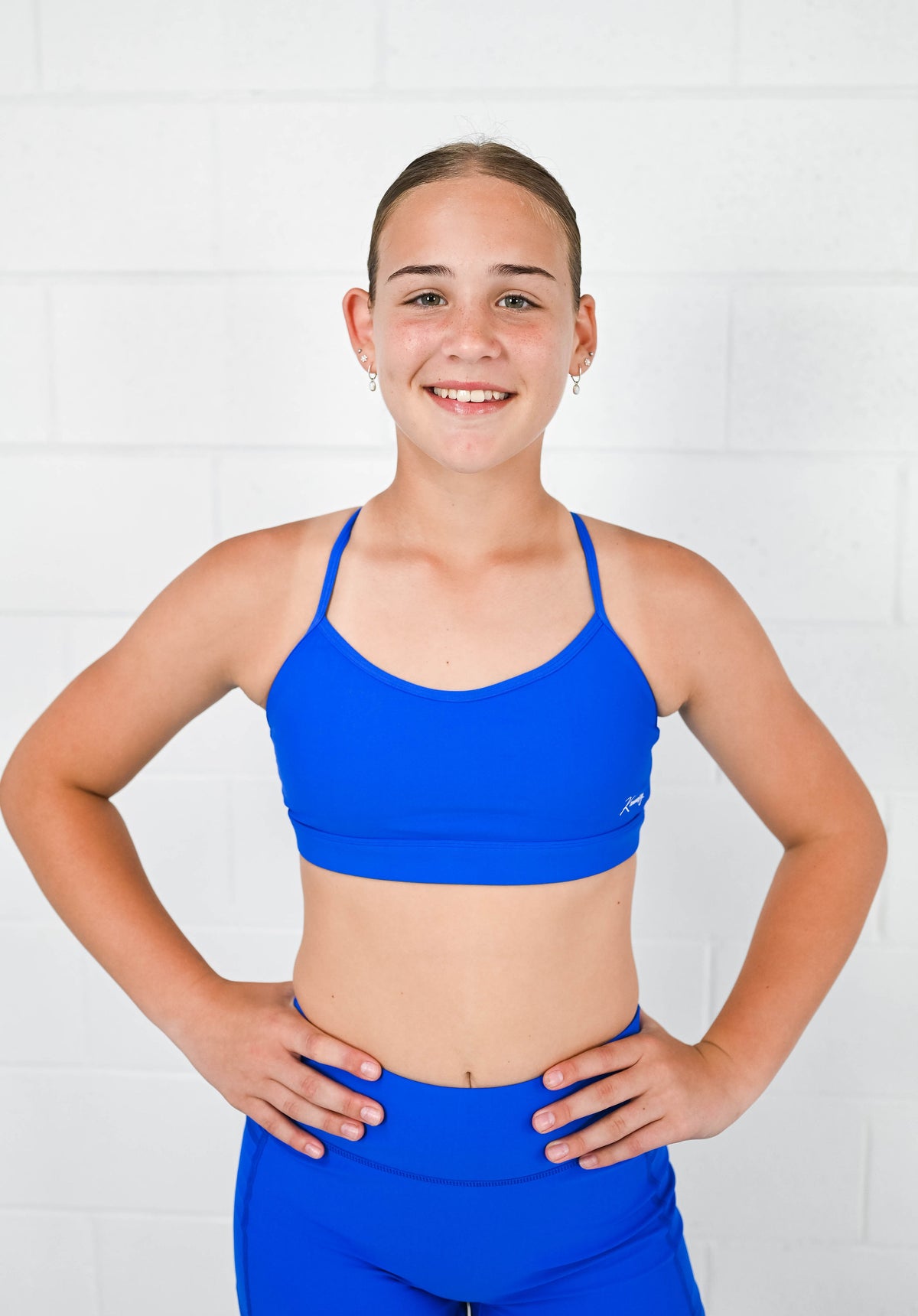 Active Crop (Youth) - Cobalt