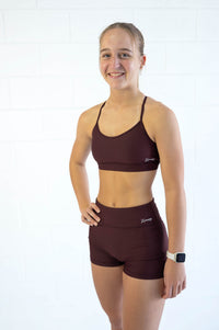 Active Bike Shorts (Youth) - Chocolate