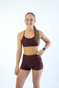 Active Bike Shorts (Youth) - Chocolate