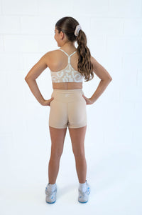 Active Crop (Youth) - Vanilla Swirl