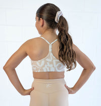 Active Crop (Youth) - Vanilla Swirl