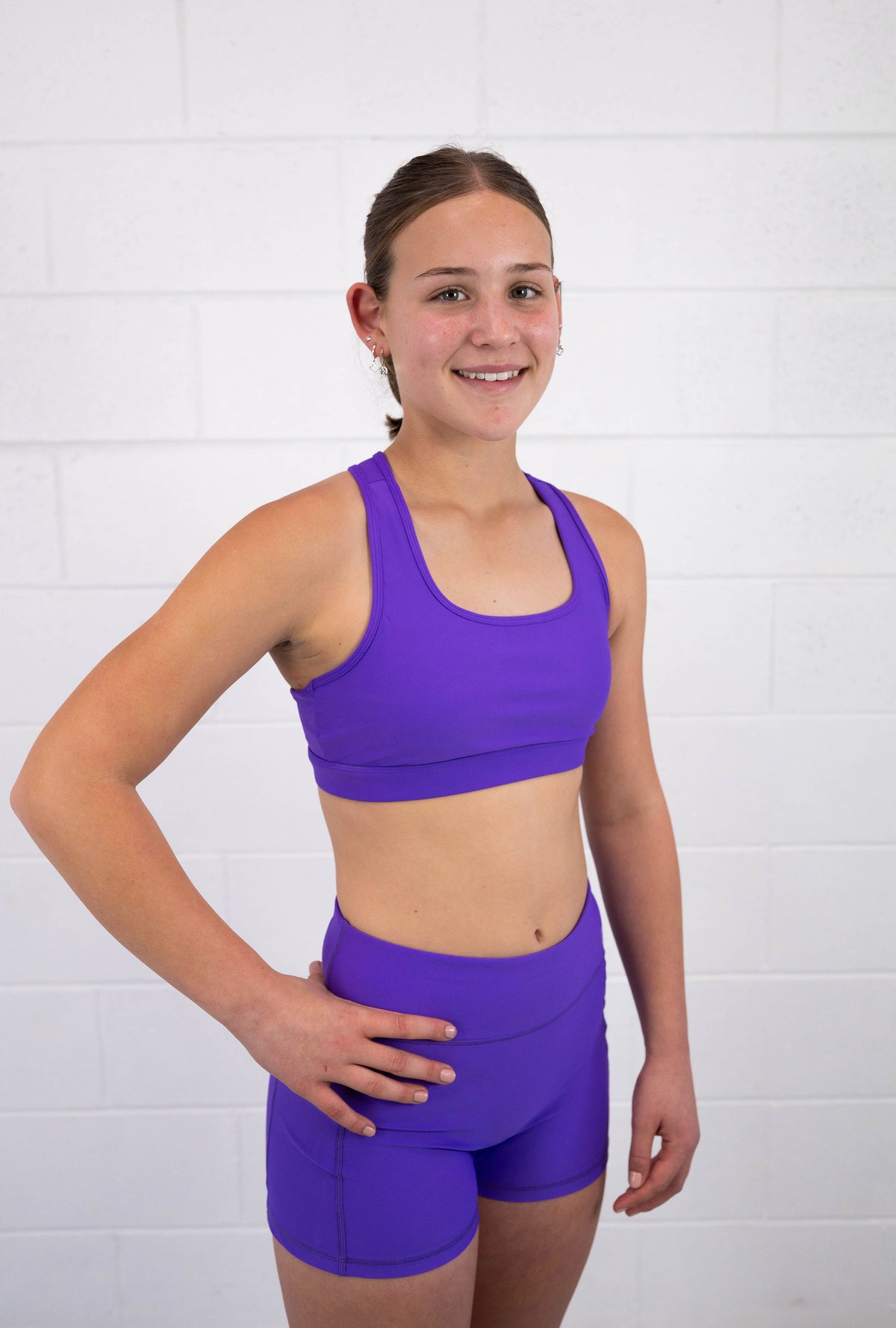 Base Crop (Youth) Violet