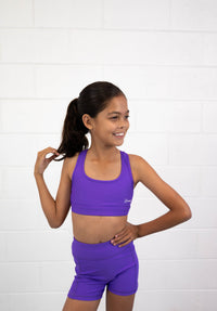 Base Crop (Youth) Violet