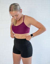 Ascend Bike Shorts (Womens) - Black