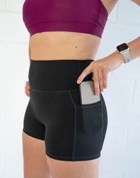 Ascend Bike Shorts (Womens) - Black
