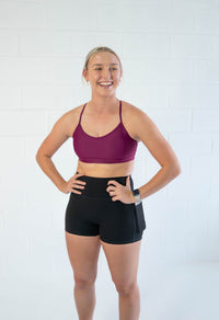 Ascend Bike Shorts (Womens) - Black