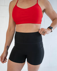 Active Crop (Ladies) - Red