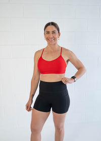 Active Crop (Ladies) - Red