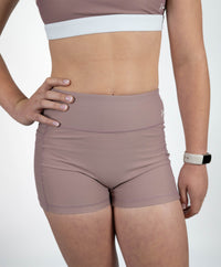 Active Bike Shorts - Pockets (Youth) - Desert Taupe