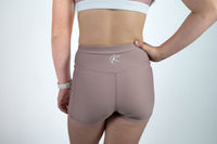 Active Bike Shorts - Pockets (Youth) - Desert Taupe