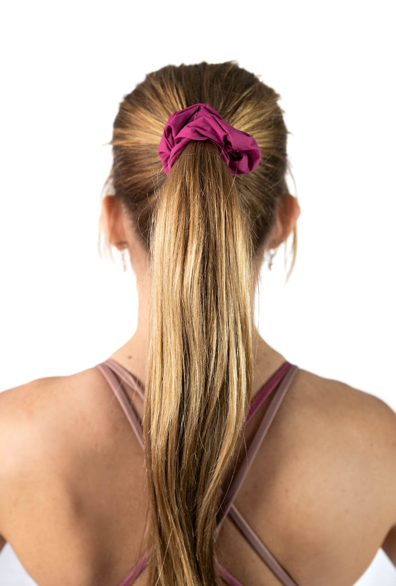 Scrunchie - Raspberry Rose