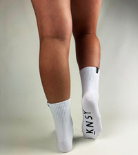 Base Crew Sock - White