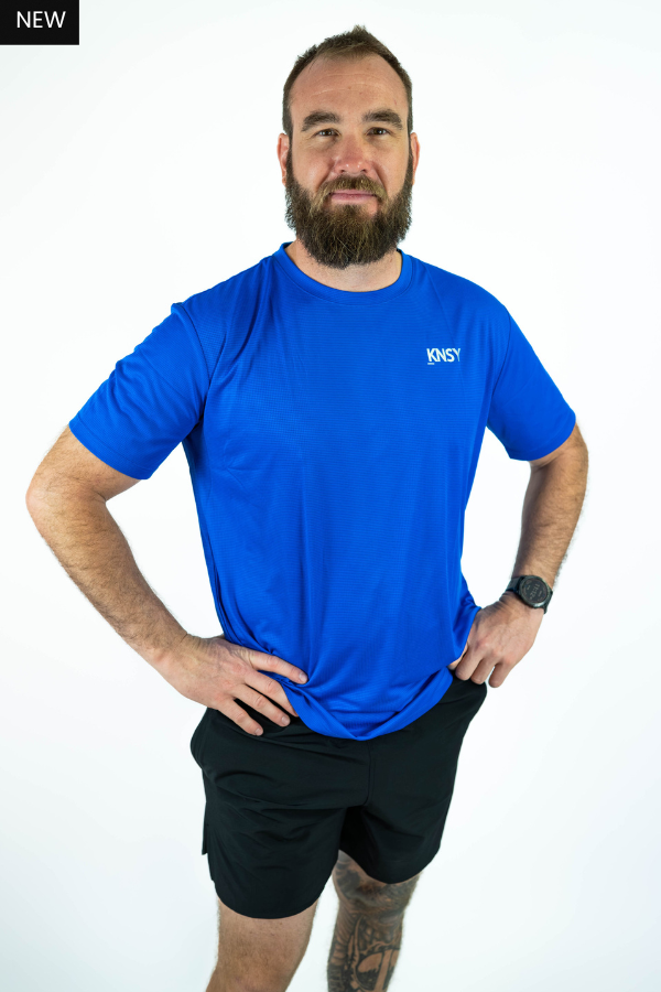 Sweatless Running Shirt (Mens) - Electric Blue